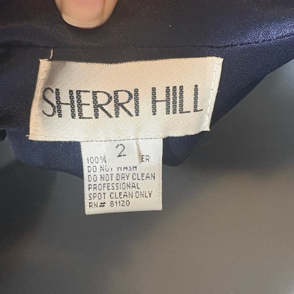 Sherri Hill Shimmery Sleeveless Two Piece Dress 50157 Metallic Pink Beaded Prom - Picture 12 of 16